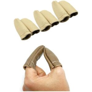 Skórzane ochraniacze na palce 3 szt.