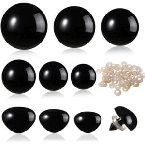 Oczy i noski do pluszaków duże 16-30 mm 360 el.