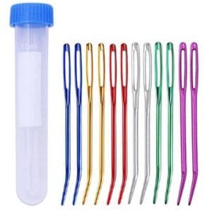 Igły do włóczki wełny dziewiarskie tępe 13 el.