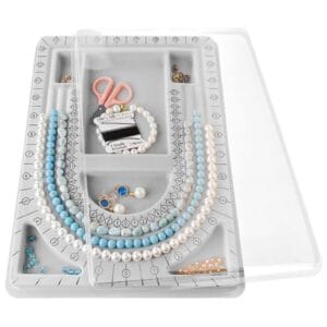 Forma tablica do nawlekania koralików do biżuterii