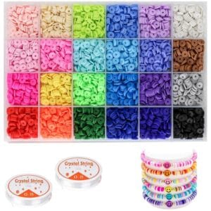 Zestaw koralików do robienia bransoletek 5000 el.