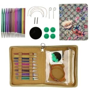 Druty na żyłce z wymiennymi końcówkami 32 el.