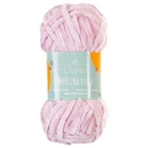 Włóczka Plush do szydełkowania 6 mm różowa #3