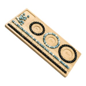 Organizer bambusowy do nawlekania biżuterii 29 × 12,5 cm