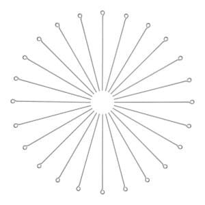 Szpilki jubilerskie z oczkiem stal nierdzewna 70 mm 100 szt.