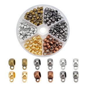 Przekładki tulejki do ozdób i zawieszek zestaw 150 szt.