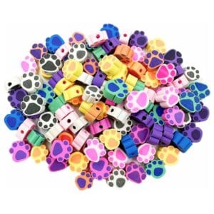 Koraliki łapki z gliny polimerowej do biżuterii 100 szt.