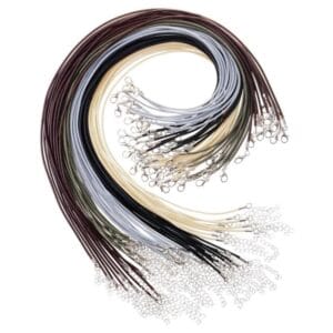 Zestaw rzemyków do robienia naszyjników 2 mm 50 szt.