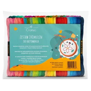 Zestaw mulin do haftowania 140 szt.